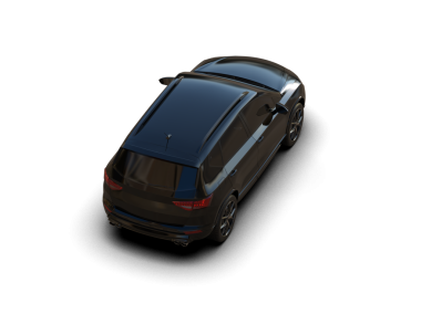 Araba beyaz arka planda izole edilmiş. 3d resimleme