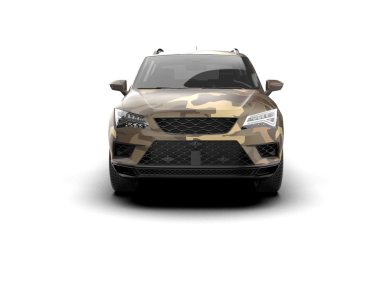 Beyaz arka planda suv araba