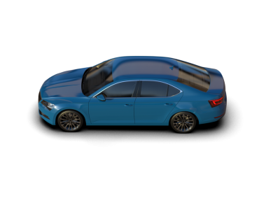 Modern lüks araba 3D illüstrasyon