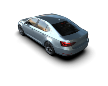 Bir arabanın 3 cg görüntüsü