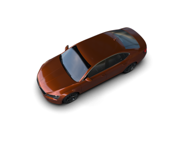 Siyah arka planda modern araba