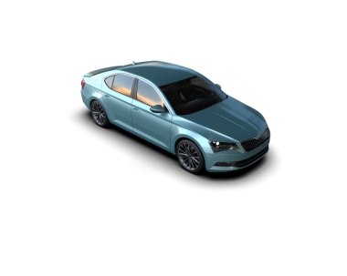 Araba arka planda izole. 3 Boyutlu Hazırlama.