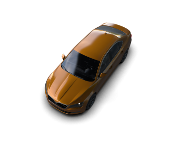 Jenerik bir arabanın 3 boyutlu görüntüsü izole edilmiş siyah bir stüdyo.