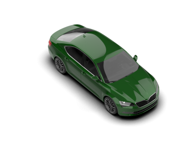 araba siyah arkaplanda izole edildi 3 d illüstrasyon