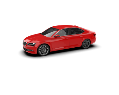 Gerçekçi bir araba. 3d illüstrasyon.