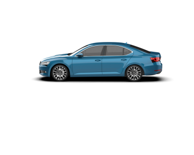 modern sedan araba beyaz arka planda izole