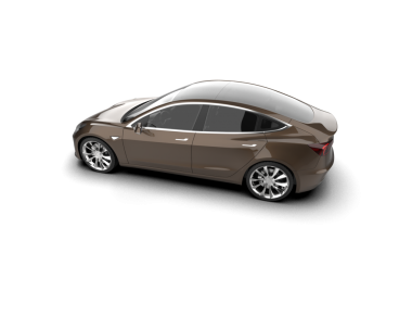 3D rending araba yüksek hızda beyaz üzerinde izole