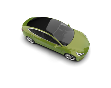 Modern lüks araba 3D illüstrasyon