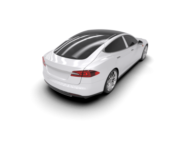 Daha az genel olan yepyeni bir konsept arabanın 3 boyutlu çizimi