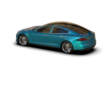 Araba beyaz arka planda izole edilmiş. 3D görüntüleme - illüstrasyon