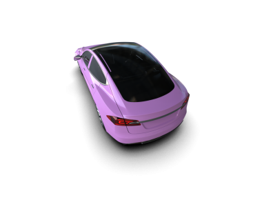 arkaplanda izole edilmiş araba, 3 boyutlu illüstrasyon