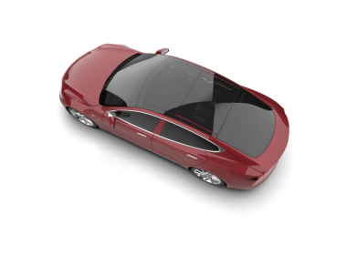 modern araba beyaz arka planda izole edildi. 3 boyutlu görüntüleme