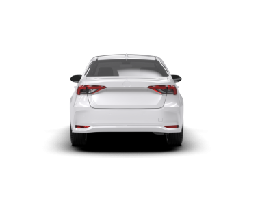 Beyaz modern araba arka planda izole edilmiş. 3d oluşturma.