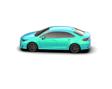 beyaz arkaplanda modern araba