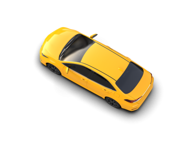 Beyaz arka planda modern bir araba. izole edilmiş 3d illüstrasyon