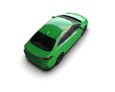 beyaz arkaplanda izole edilmiş araba 3 d illüstrasyon