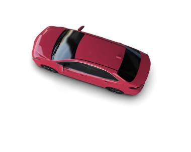 Modern araba siyah arka planda izole edilmiş. 3d oluşturma