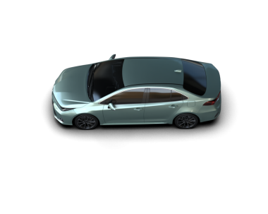 Siyah arka planda lüks, modern bir araba. 3d oluşturma.