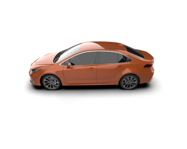 modern otomobil arka planda izole edildi