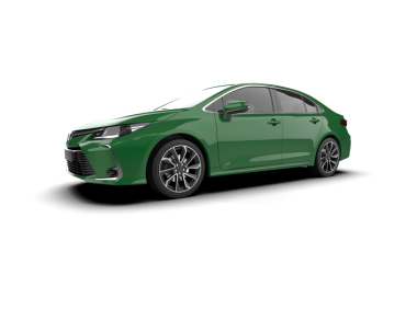 modern yeşil araba beyaz arkaplanda izole