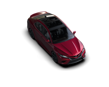 Araba siyah arka planda izole edilmiş. 3D görüntüleme - illüstrasyon