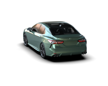 Araba arka planda izole. 3D görüntüleme - illüstrasyon