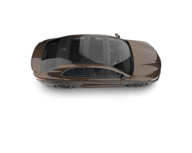 modern araba beyaz arkaplanda izole edildi