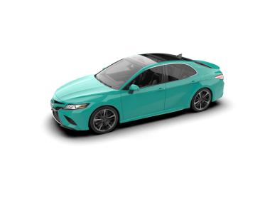 Modern bir arabanın 3 boyutlu görüntüsü