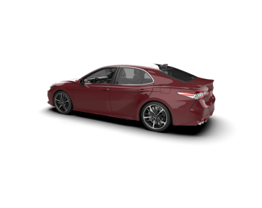 araba beyaz arkaplanda izole edildi