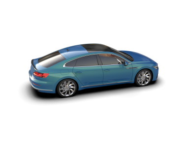 modern araba beyaz arka planda izole edildi. 3 boyutlu çizim - illüstrasyon