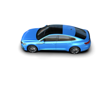 Beyaz arkaplandaki araba