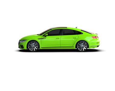 modern araba beyaz arkaplanda izole edildi