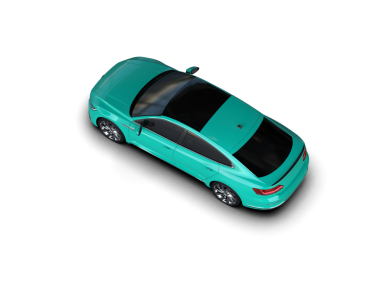 beyaz arkaplanda izole edilmiş bir araba.