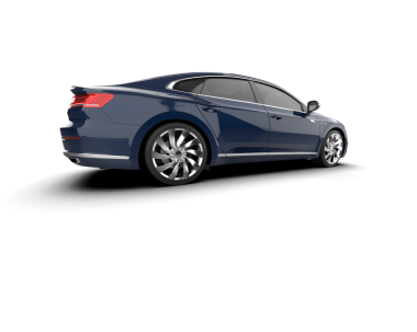 modern lüks araba arkası görünümü