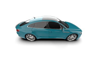 Beyaz arkaplandaki araba