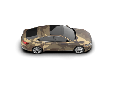 modern lüks askeri araba