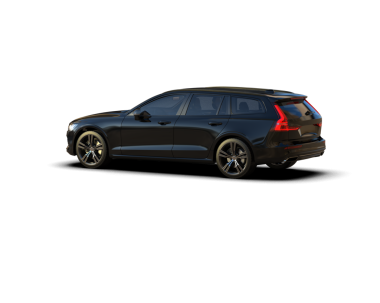 lüks siyah modern araba beyaz arka planda izole edilmiş. 3 boyutlu.