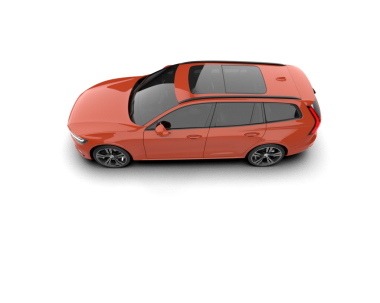 modern araba beyaz arkaplanda izole edildi