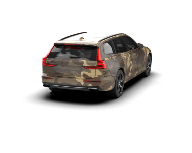 beyaz arkaplanda modern araba