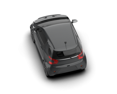 Siyah arka planda modern araba