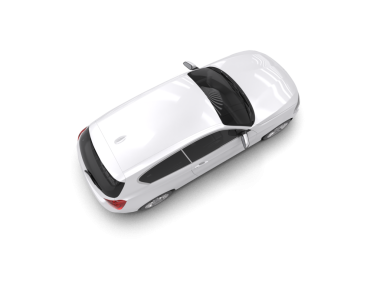 Beyaz arkaplandaki araba