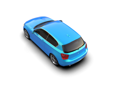 Siyah arkaplanda bir araba.