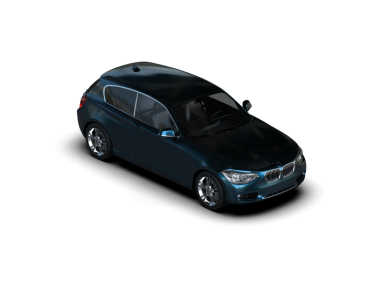 Siyah arka planda modern araba