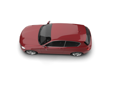 Modern lüks araba beyaz zemin üzerine.