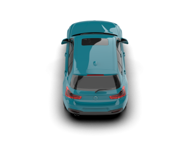 Araba beyaz arka planda izole edilmiş. 3d oluşturma.