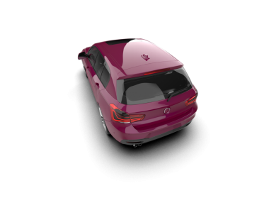 beyaz arka planda modern araba