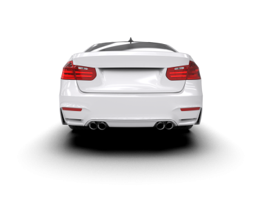 araba modern otomobil beyaz arkaplanda izole edildi