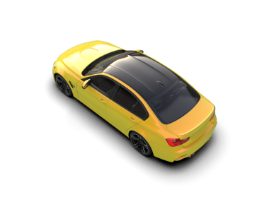 modern araba arka planda izole edilmiş, gölgeli 3 boyutlu..