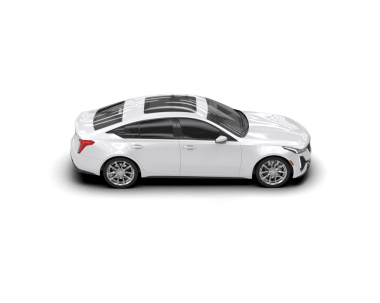 beyaz arkaplanda modern araba