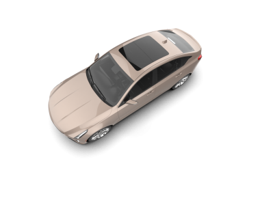 Beyaz arka planda 3 boyutlu araba. 3d illüstrasyon